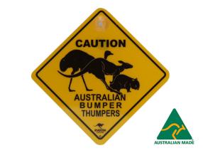 12.5cm Bumper Thumper Swinging Road Sign