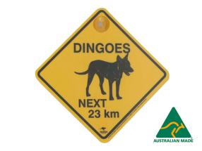 12.5cm Dingo Swinging Road Sign