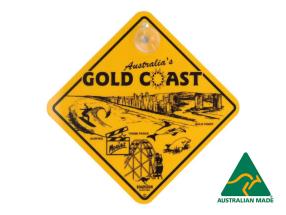 12.5cm Gold Coast Swinging Road Sign