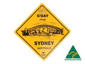 12.5cm Sydney Opera Swinging Road Sign