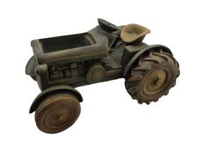56x30cm Large Garden Tractor with Pot Holder