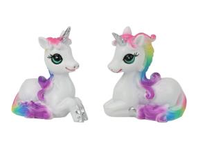6cm Sitting Rainbow Unicorn 2 Asstd