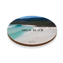 Set of 6 10cm Round Cork Coaster Airlie by Kelly Lane
